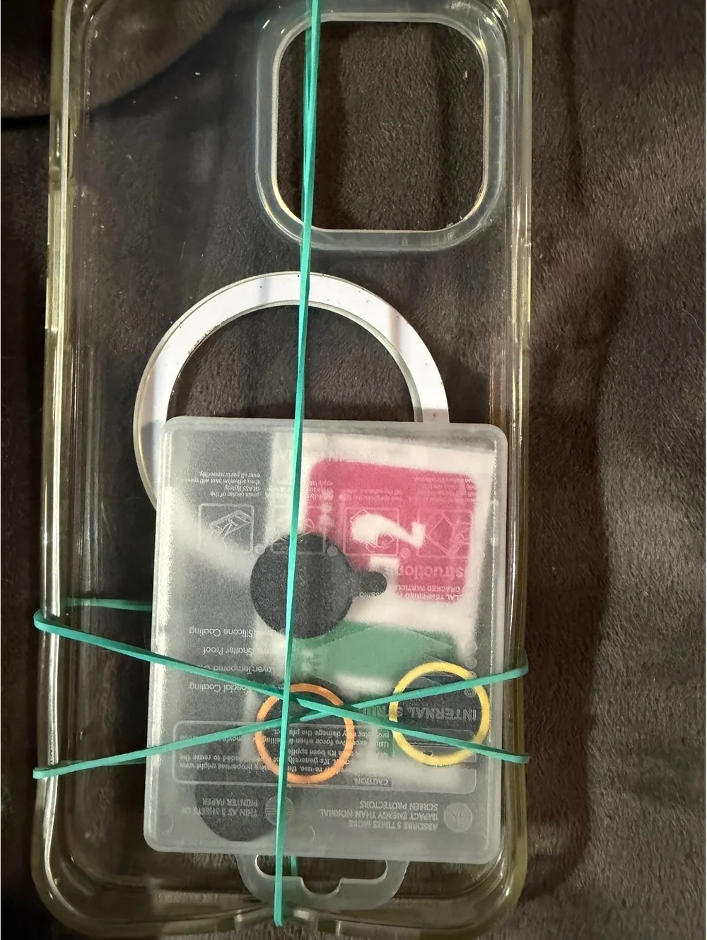 Mophie Clear Protective Phone Case with Accessories
